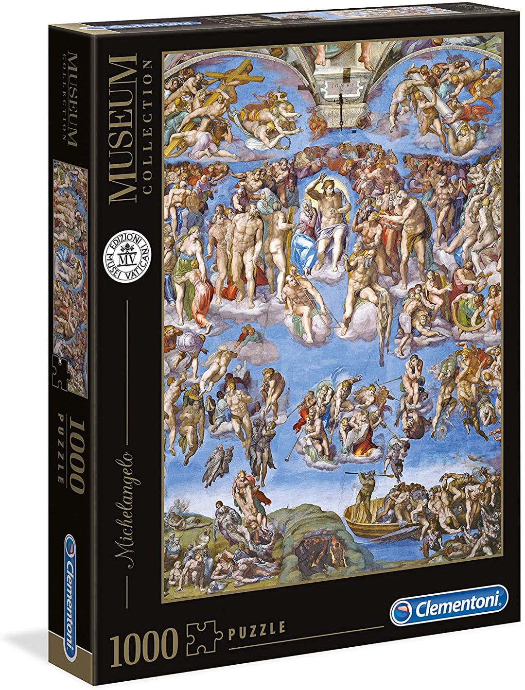 Clementoni - 39497 - Puzzle Vaticano Michelangelo Justicia Universal-1000 Piezas