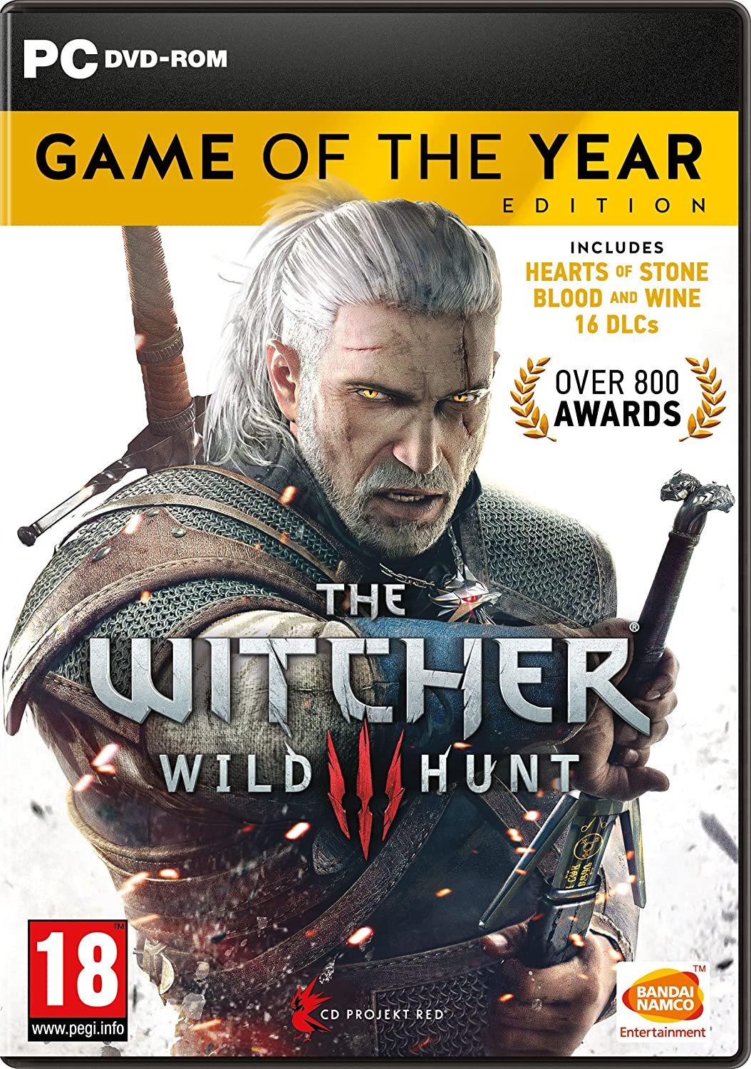 The Witcher 3 Edición Juego del año (DVD para PC)