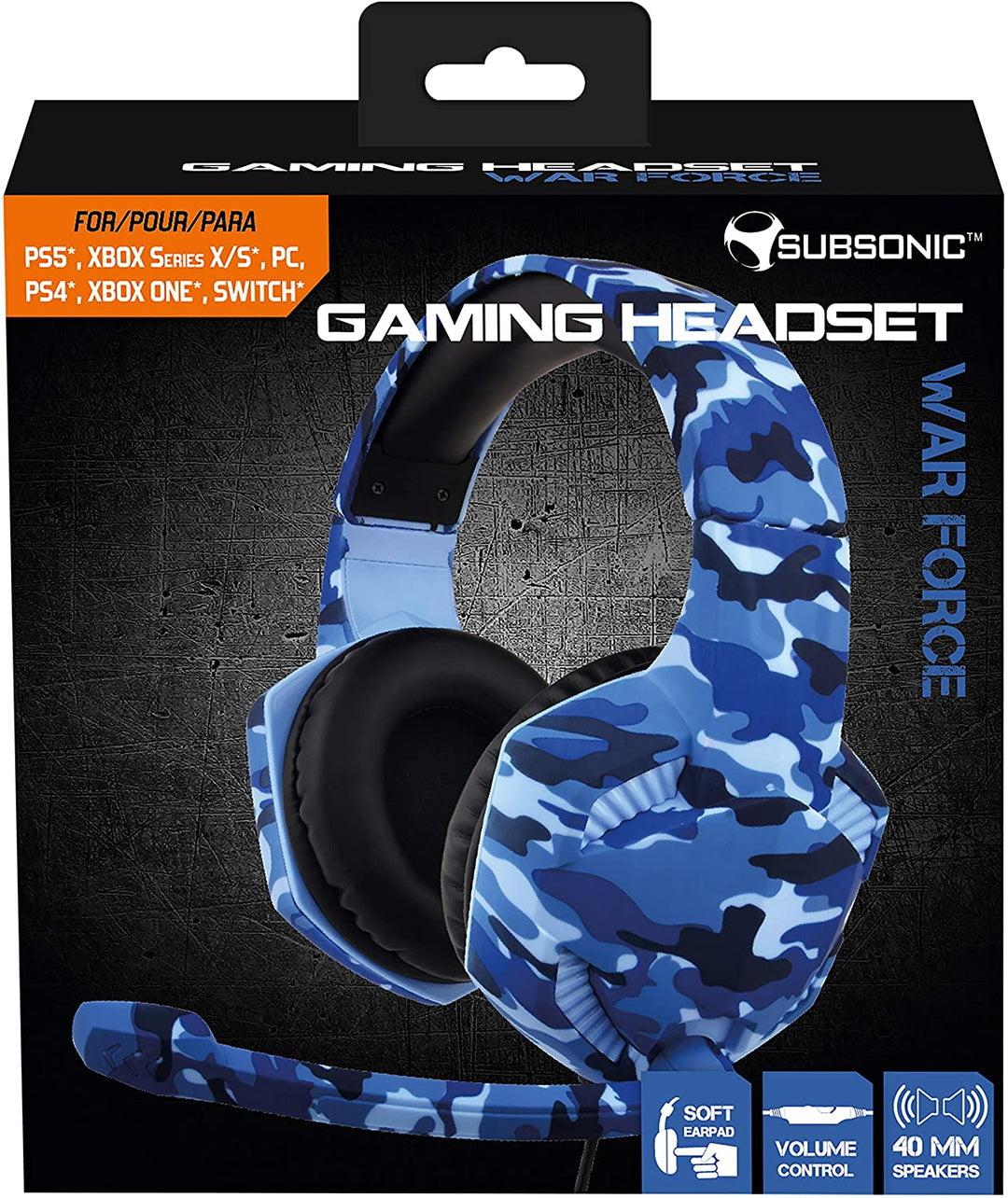 Subsonic - Gaming-Headset War Force für PS4 / Xbox One / PC / Switch