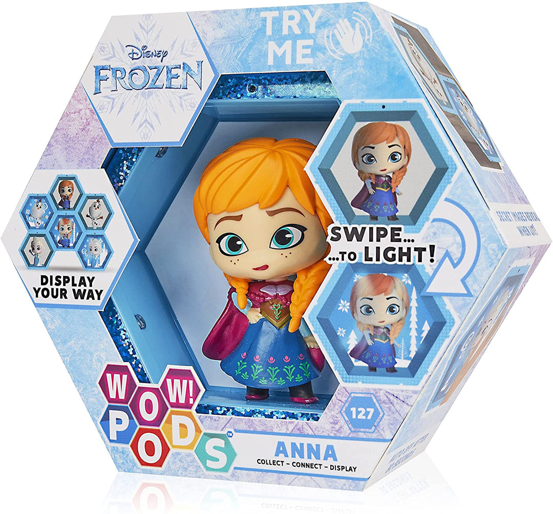 WOW! PODS Anna - Frozen 2 | Offizielle Disney-Sammelfigur mit leuchtendem Wackelkopf