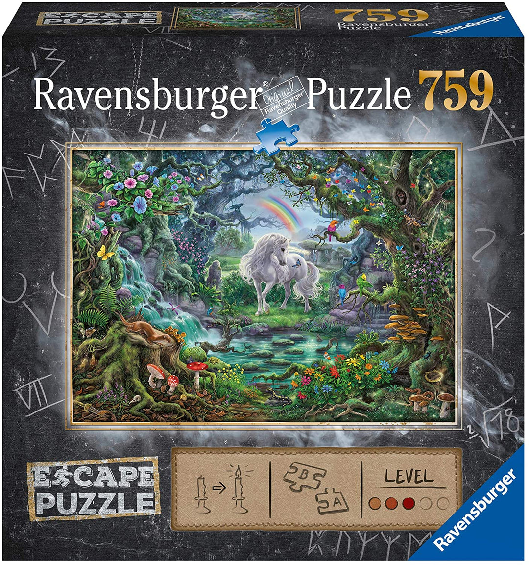 Ravensburger 16512 Escape Puzzle 759 Teile Einhörner