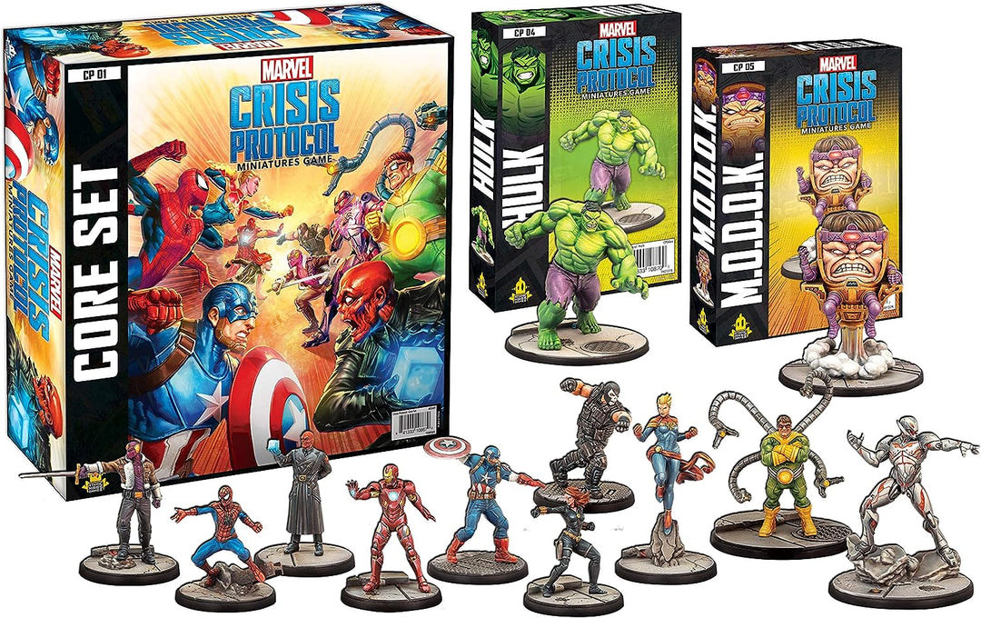 Atomic Mass Games | Marvel Crisis Protocol: Character Pack: Deadpool and Bob: Marvel Crisis Protocol | Miniatures Game