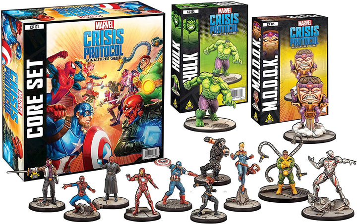 Marvel Crisis Protocol: Kabel- und Domino-Miniaturenspiel