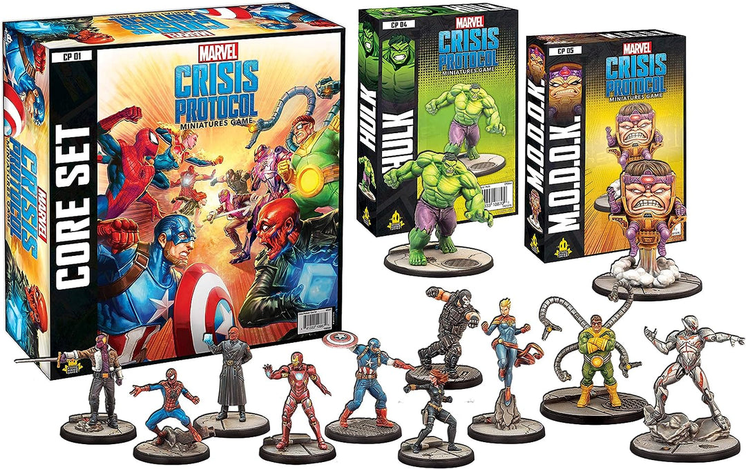 Atomic Mass Games | Marvel Crisis Protocol: Character Pack: Vision and Winter Soldier | Miniatures Game | Ages 10+ | 2+ Players | 45 Minutes Playing Time