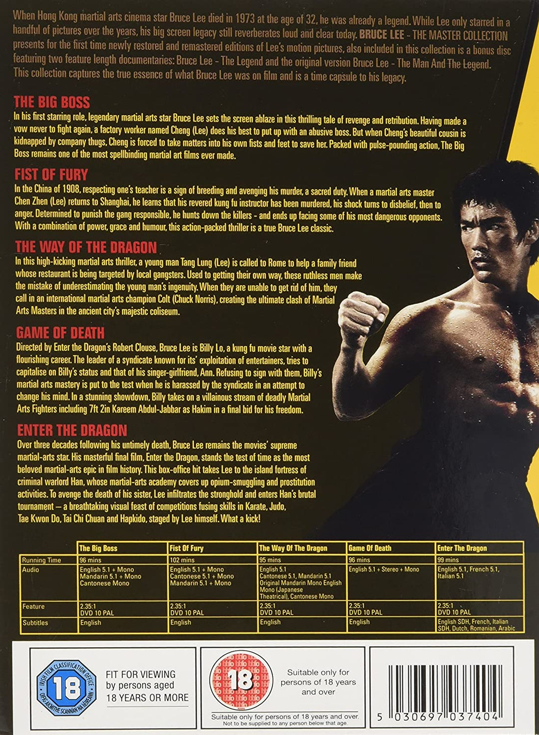 Bruce Lee – The Master Collection – Action [DVD]