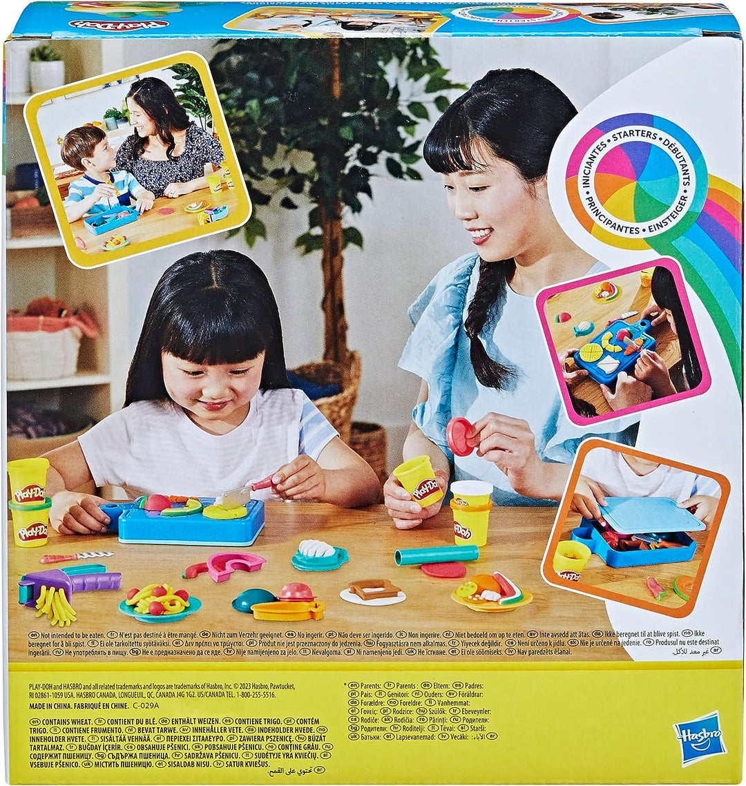 Play-Doh Little Chef Starter-Set mit 14 Spielküchenzubehörteilen, Vorschulspielzeug