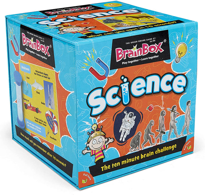 The Green Board Game Co BrainBox – Wissenschaft – Kartenspiel (unterstützt Key Stage 2 – Alter 7–11)