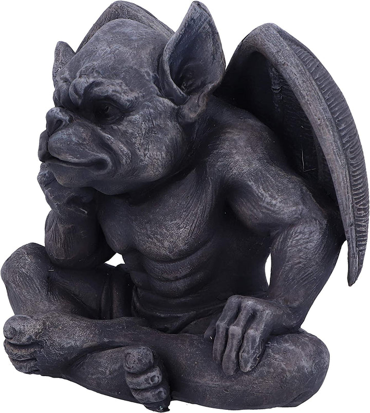 Nemesis Now Laverne dunkelschwarze groteske Gargoyle-Figur, 13 cm