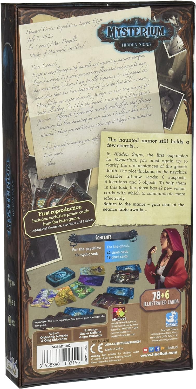Libellud Mysterium Hidden Signs Board Game Expansion 2