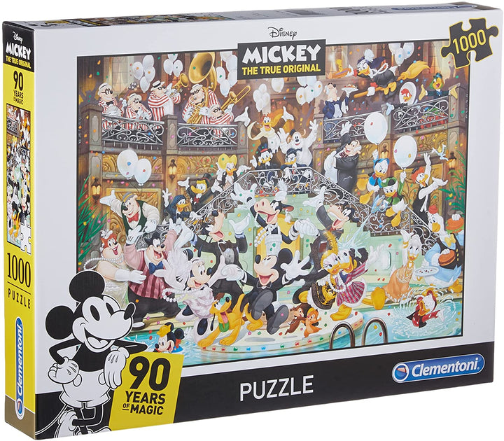 Clementoni – 39472 – Sammelpuzzle – Disney Gala – 1000 Teile – Hergestellt in Italien – Puzzles für Erwachsene