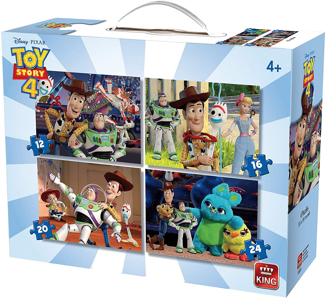 Puzzle 4 en 1 Disney Toy Story 4 - Dans la valise