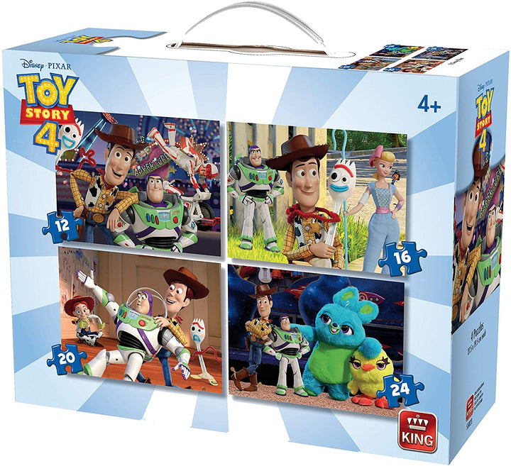 Puzzle 4 en 1 Disney Toy Story 4 - Dans la valise