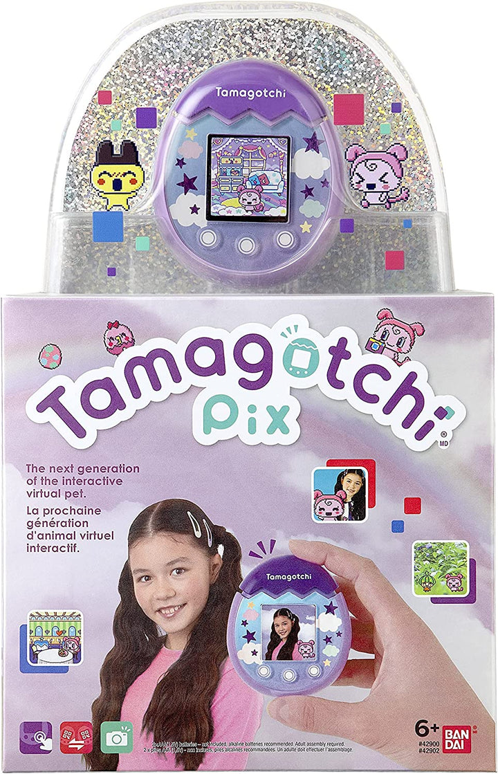 TAMAGOTCHI 42902 Bandai Pix-The Next Generation of Virtual Reality Pet with Came