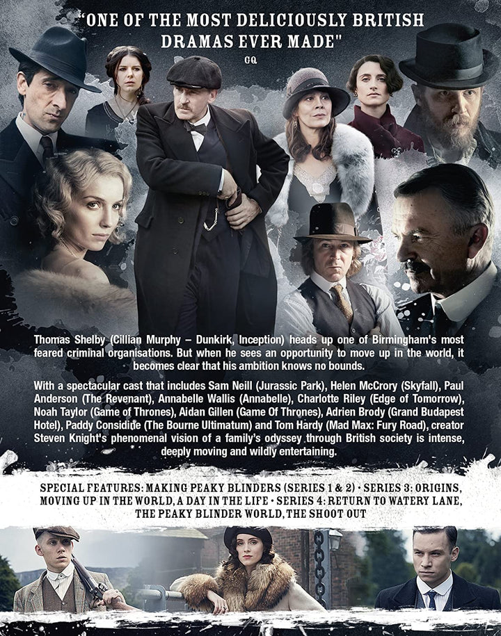 Peaky Blinders – Serien 1 – 4 – Drama [Blu-ray]