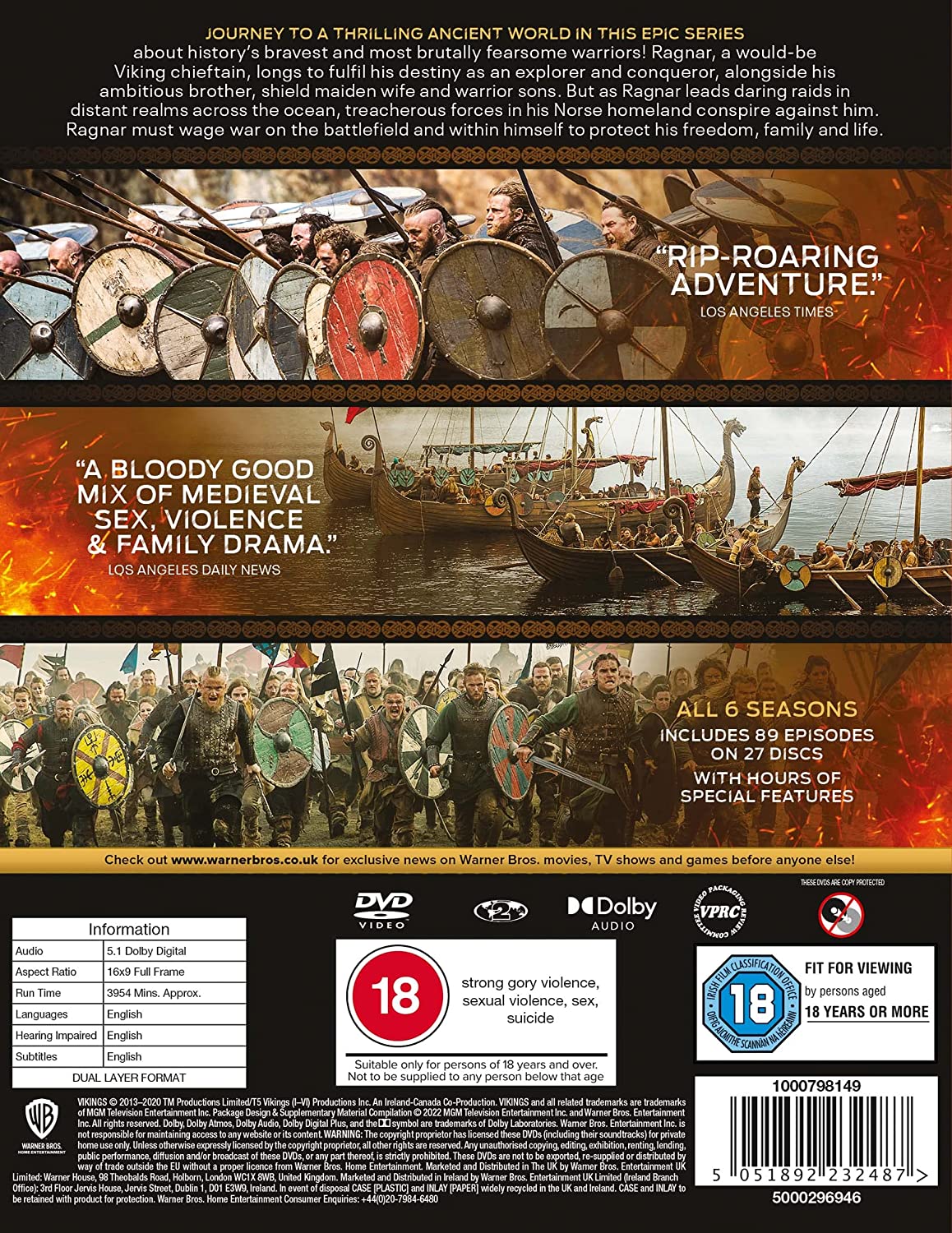 Vikings: Die komplette Serie (2013) [DVD]