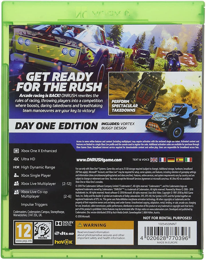 Onrush Day One Edition (Xbox One)