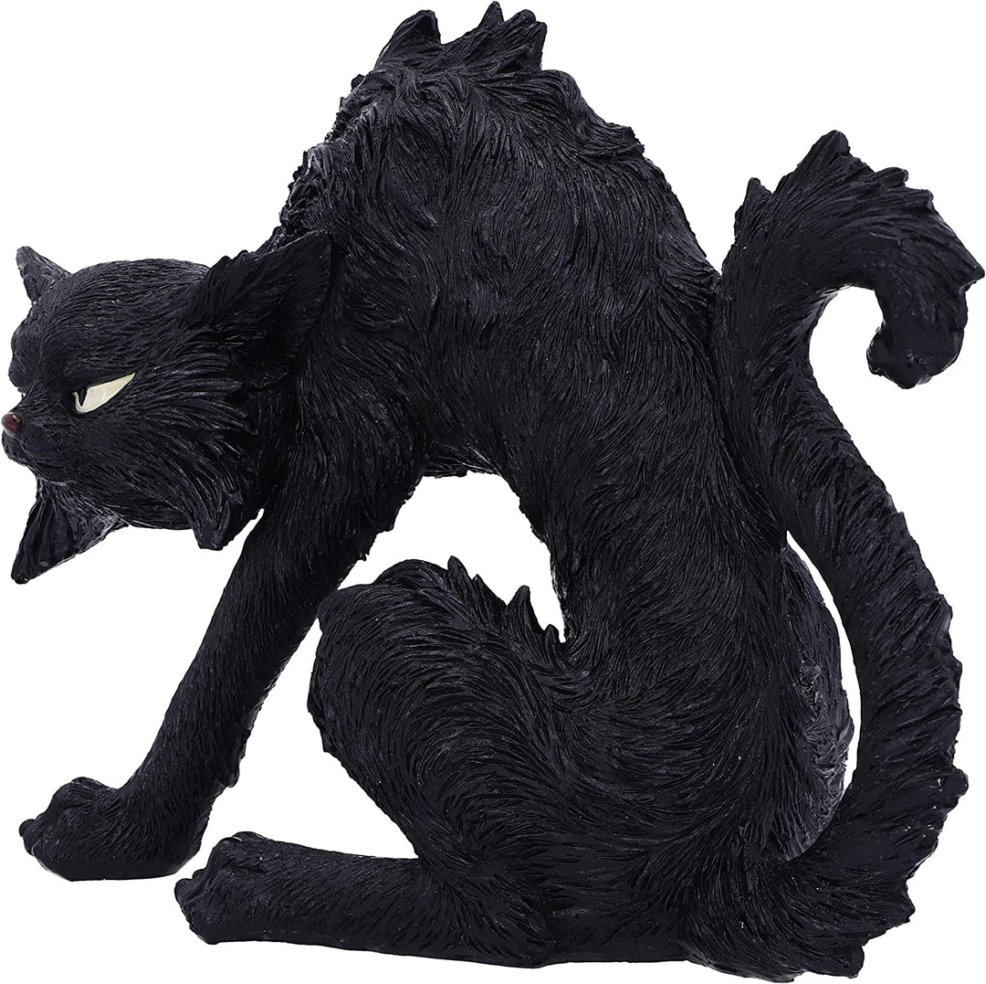 Kleine schwarze Katze Hexen Vertraute Figur Spite 23,5 cm