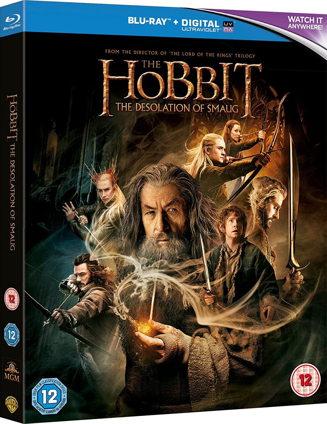 Der Hobbit: Smaugs Einöde [Blu-ray + UV Copy] [2013] [Region Free]