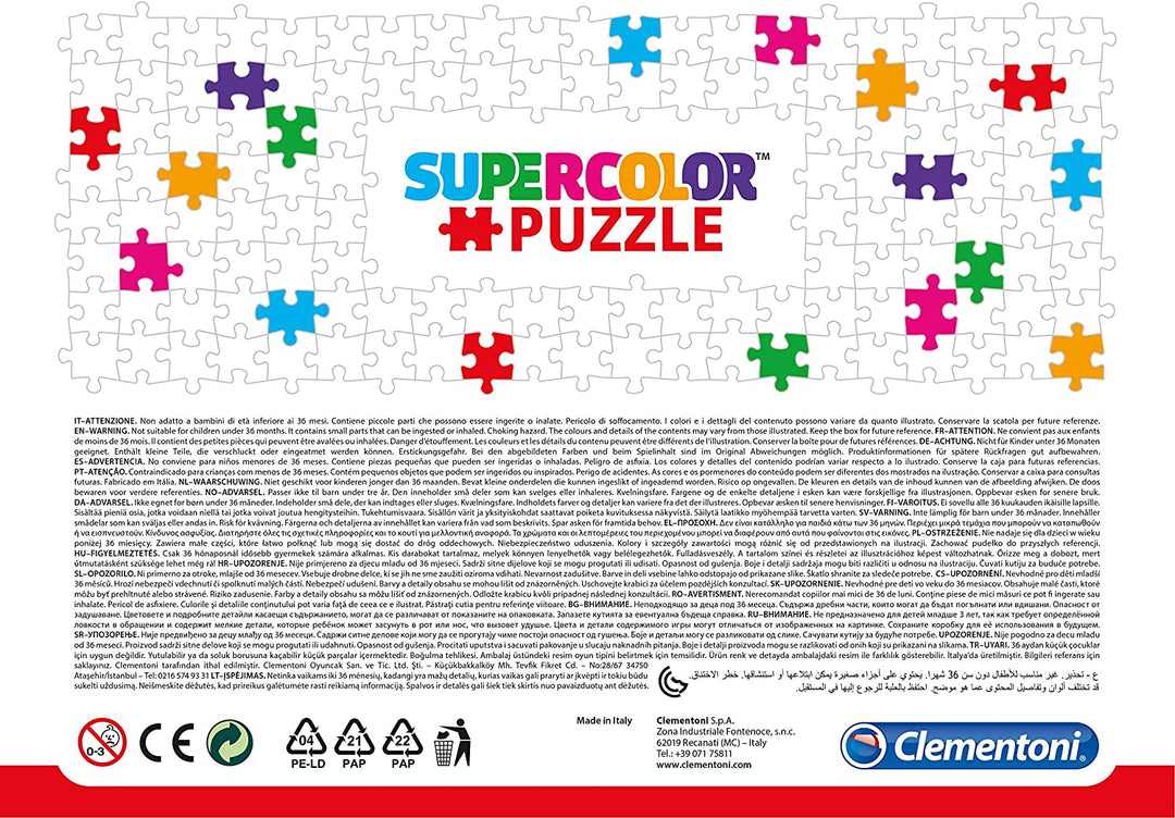 Clementoni – 25242 – Supercolor-Puzzle – Disney Toy Story 4 – 3 x 48 Teile – hergestellt in Italien – Puzzle für Kinder ab 4 Jahren