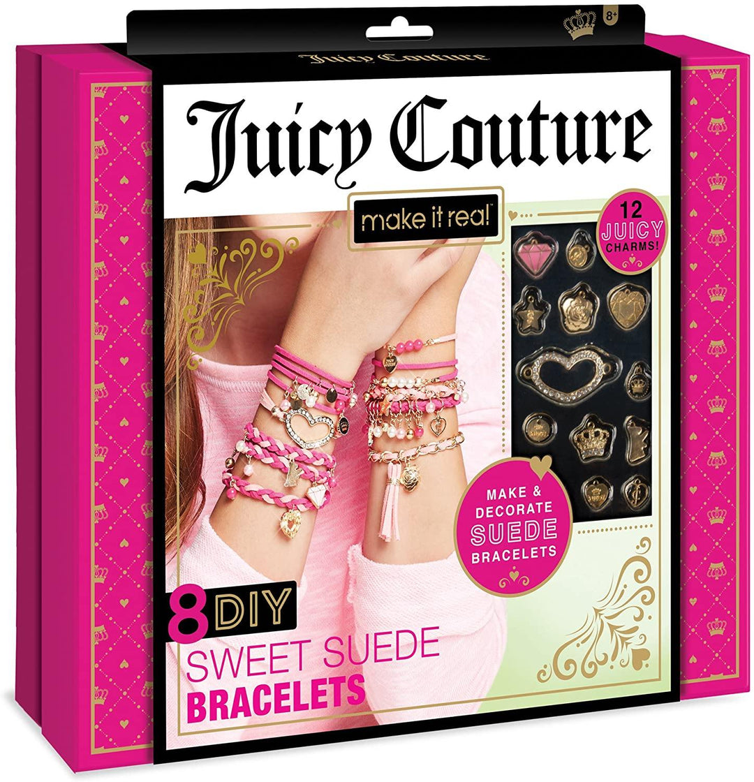 Make It Real Juicy Couture Sweet Suede Bracelets Diy Bracelet Making Kit - Yachew