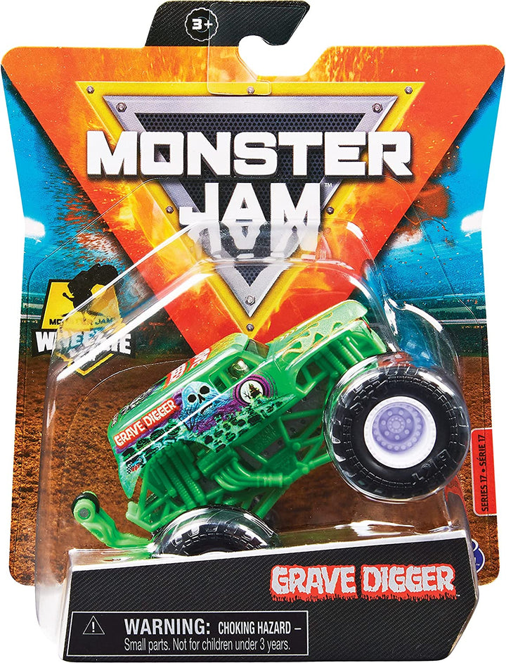 Offizieller Monster Jam von Monster Jam, Druckgussfahrzeug, Ruff Crowd-Serie, Maßstab 1:64 – verschiedene Modelle/Stile