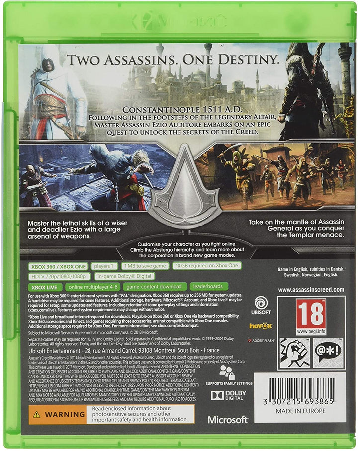 Assassins Creed: Revelations (Greatest Hits) (Xbox One-kompatibel) /X360 (Xbox 360)