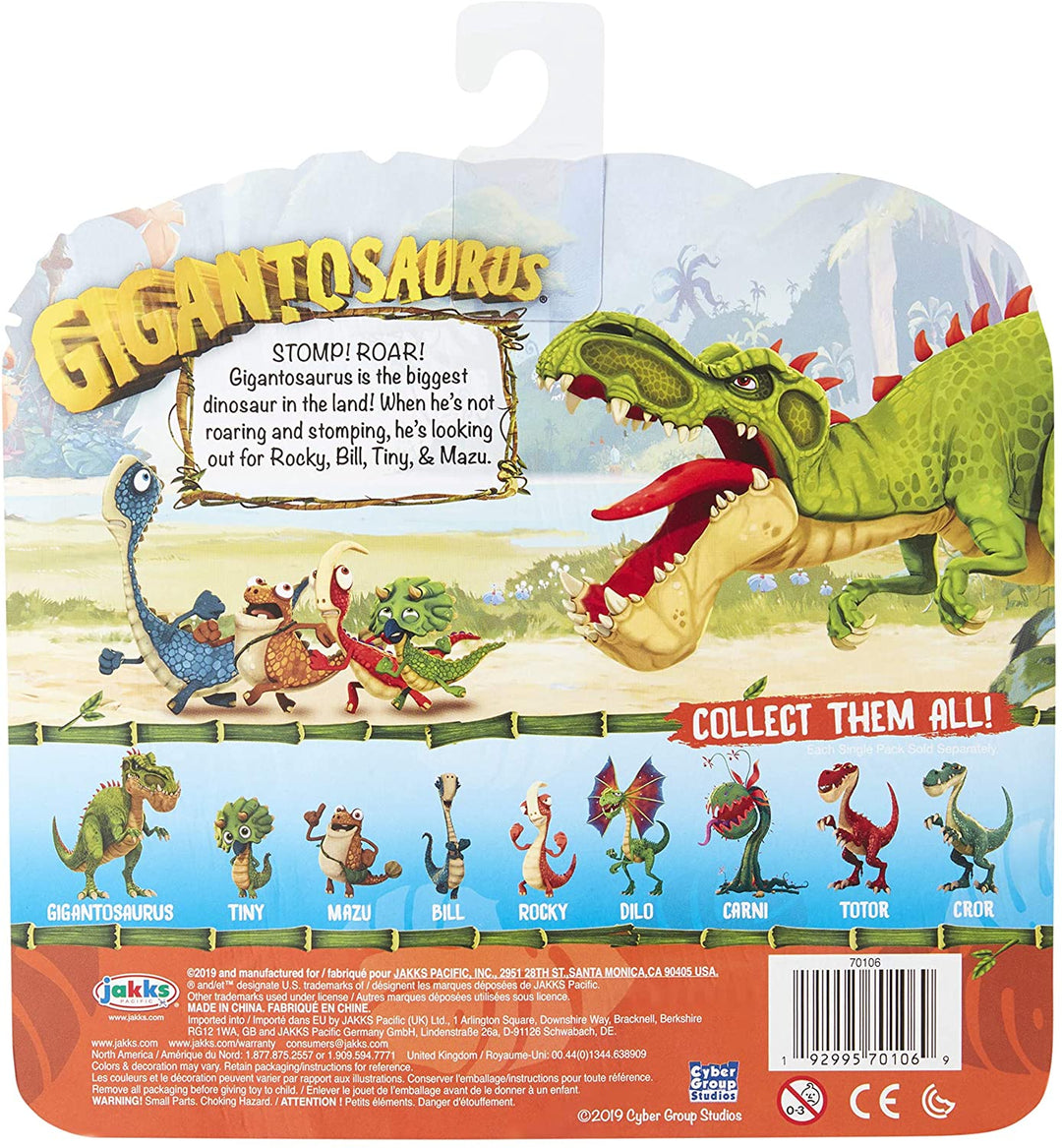 Gigantosaurus Giganto Dinosaurier-Charakterfigur mit beweglichen Gliedmaßen. 4,5 Zoll
