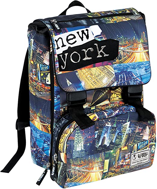 Spirit New York Casual Daypack, 40 cm, 22 Liter, Mehrfarbig (Multicolore)