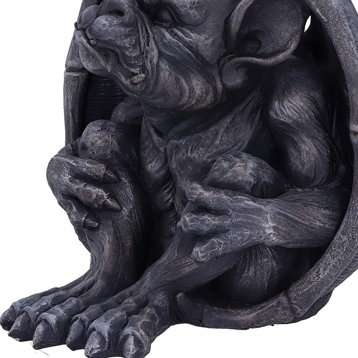 Nemesis Now Hugo Dark Black Grotesque Gargoyle Figur, 12,5 cm