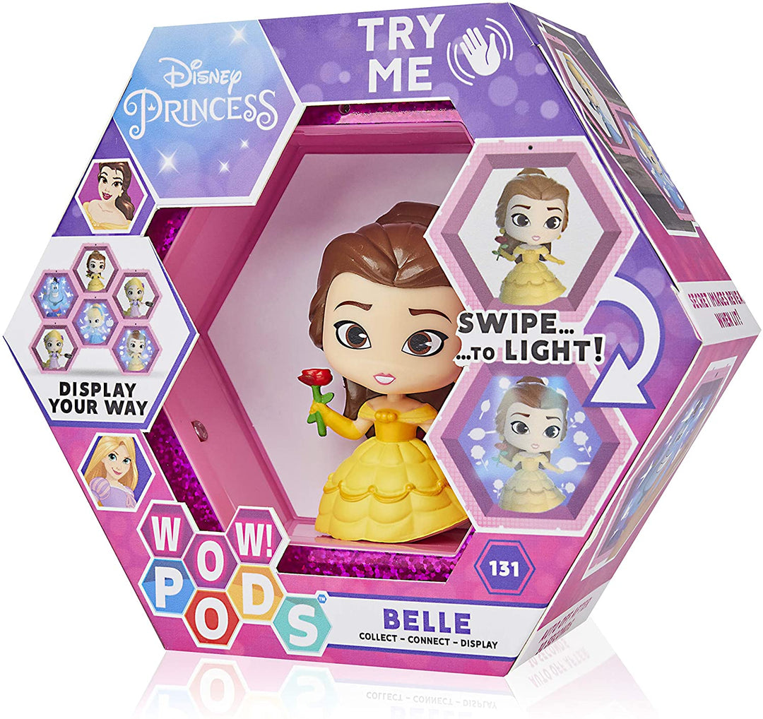 WOW! PODS Belle - Beauty and The Beast | Official Disney Princess Light-Up Bobbl