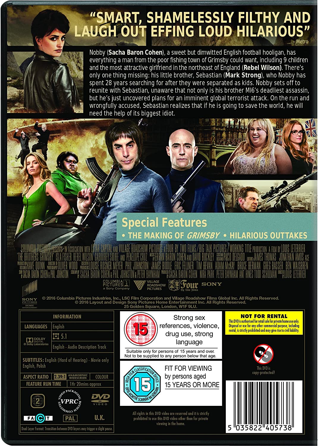 Grimsby [DVD] [2016]