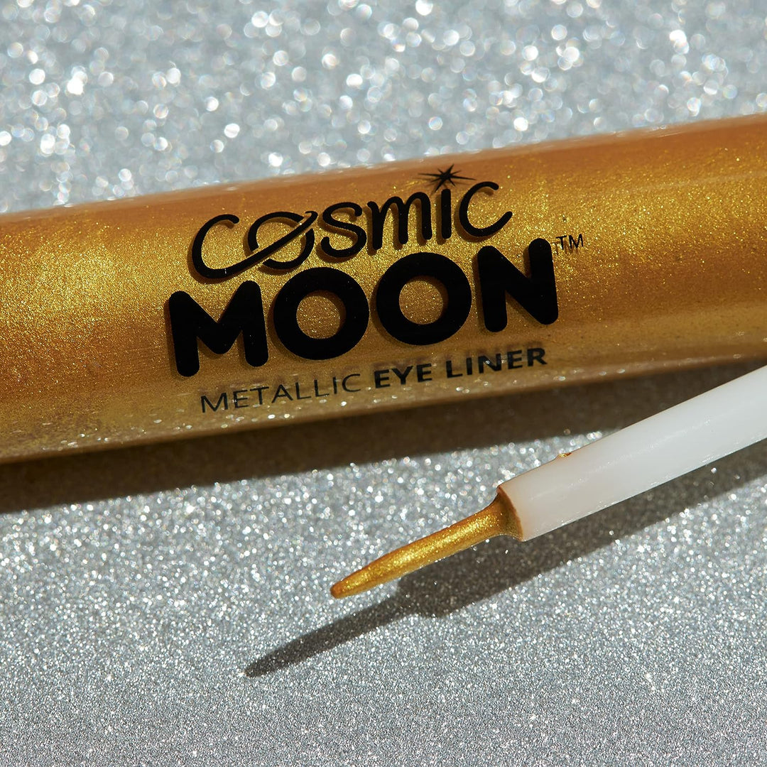 Cosmic Moon – Metallic-Eyeliner – 10 ml – für hypnotisierende metallische Augenstile – Lila
