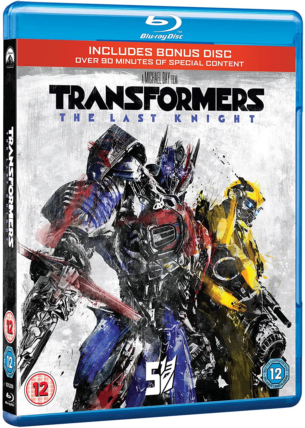 Transformers: The Last Knight (BD + disco extra BD) [Blu-ray] [2017] [Región gratis]