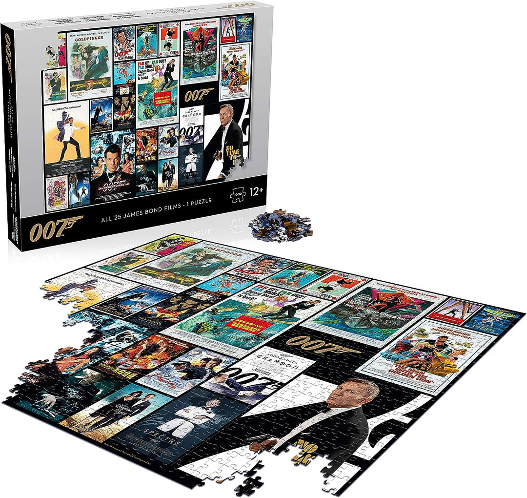 James-Bond-Puzzle-Schauspieler-Debüt, 1000-teiliges Puzzlespiel