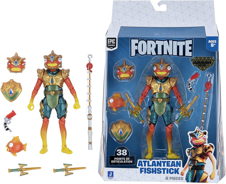 Fortnite Legendary Series Atlantean Fishstick, 6 Zoll große, sehr detaillierte Figur