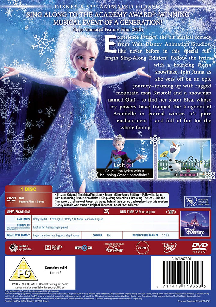 Frozen Meezingeditie [DVD] [2013] [2017]
