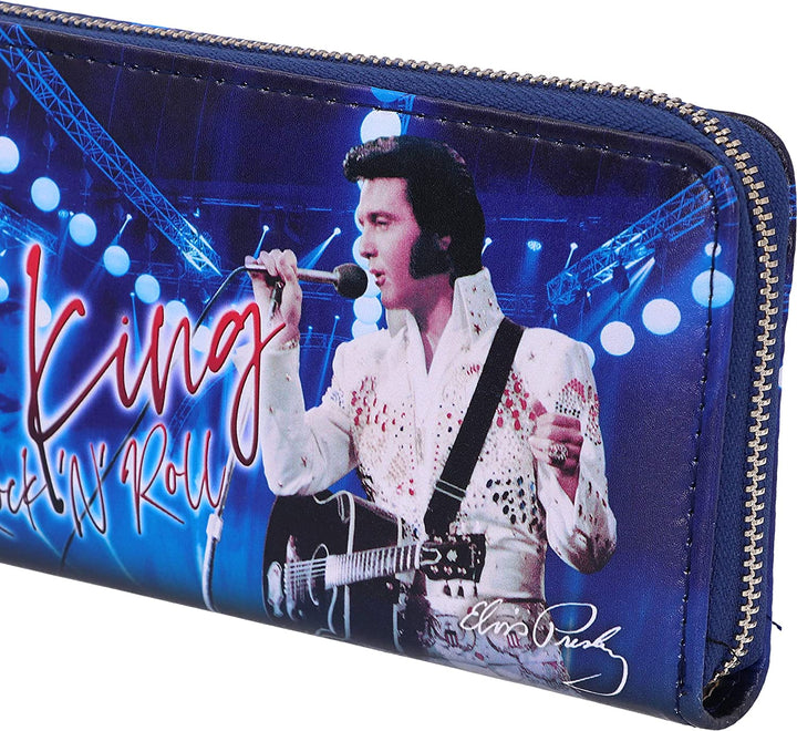 Nemesis Now Elvis The King of Rock and Roll Blue Womens Purse, Polyurethane, 19c