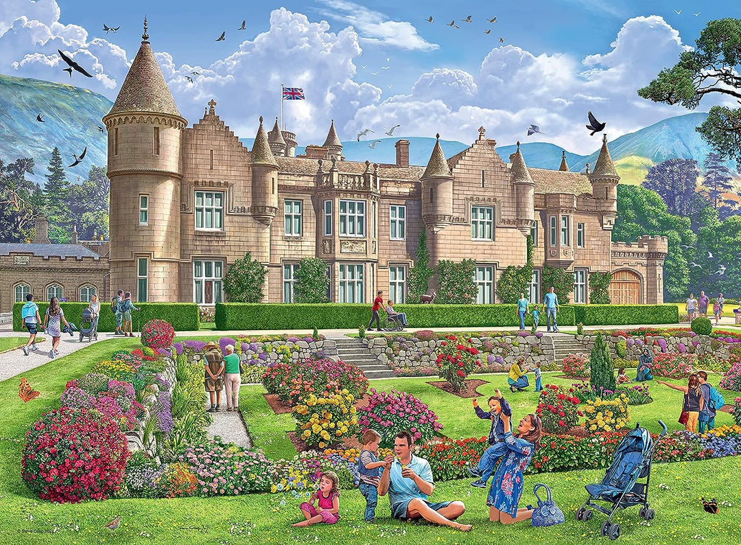 Ravensburger Happy Days Royal Residences 4X 500 Teile Puzzle für Erwachsene &amp;