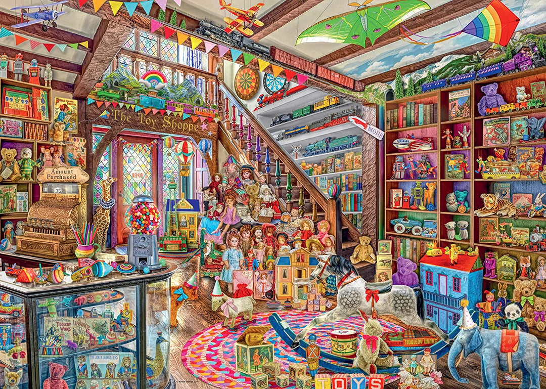 Ravensburger 13983 The Fantasy Toy Shop Aimee Stewart, 1000pc