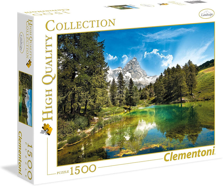 Clementoni – 31680 – Kollektion – The Blue Lake – 1500 Teile, mehrfarbig