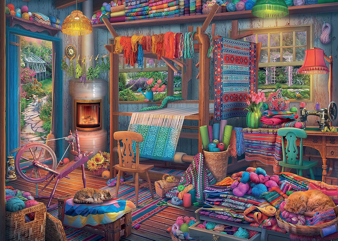 Ravensburger Weaver's Workshop 1000-teiliges Puzzle für Erwachsene und Kinder im Alter