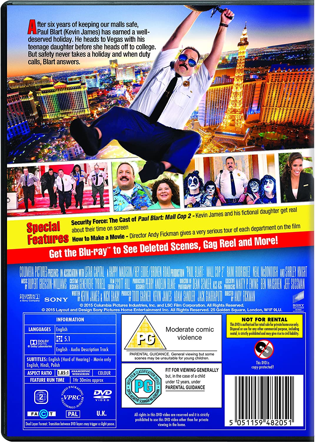 Paul Blart: Mall Cop 2 [DVD] [2015]