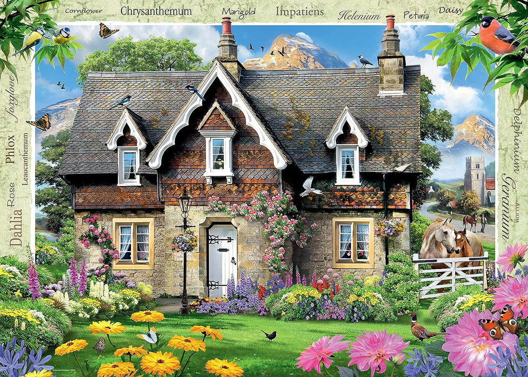 Country Cottage Collection No.15 Hillside Cottage 1000 Piece Jigsaw