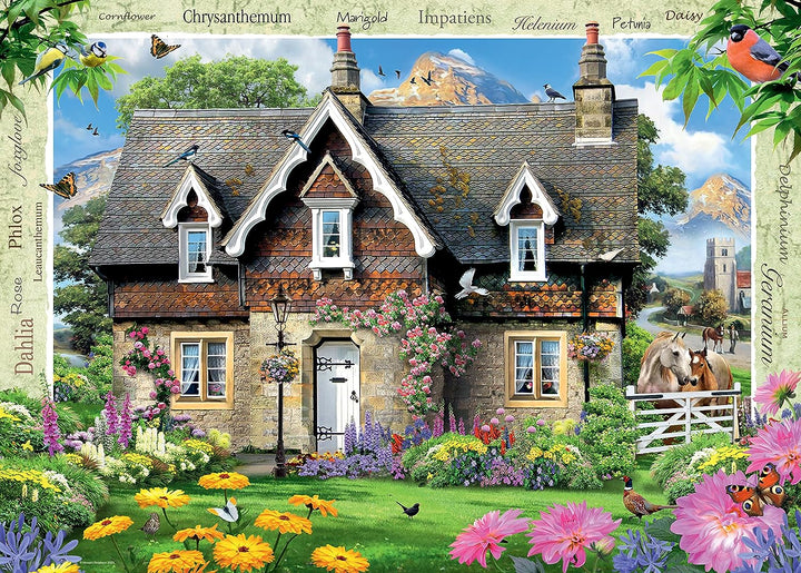 Ravensburger Country Cottage Collection Nr. 15 Hillside Cottage 1000-teiliges Puzzle