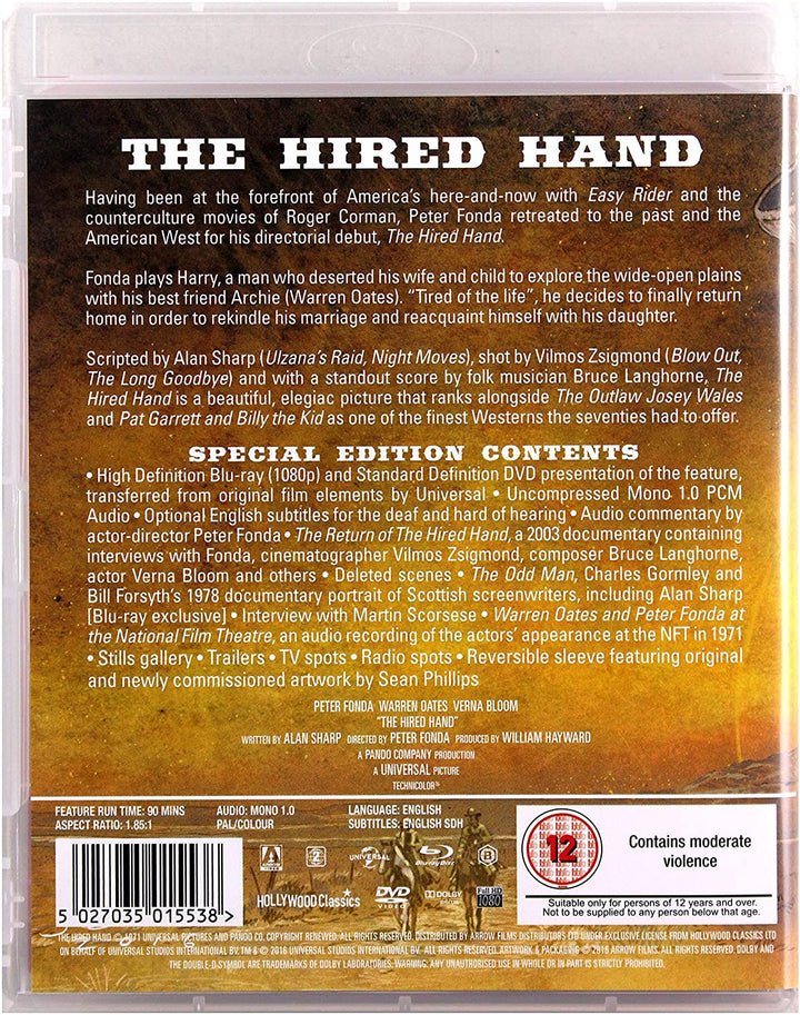 The Hired Hand Dual-Format - Western/Drama [Blu-ray]