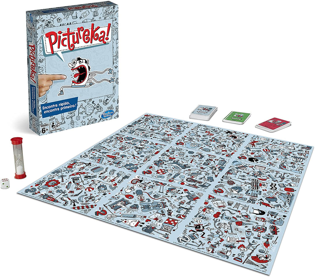 Hasbro Gaming Pictureka, Board Game Spanish Version Sin talla grey