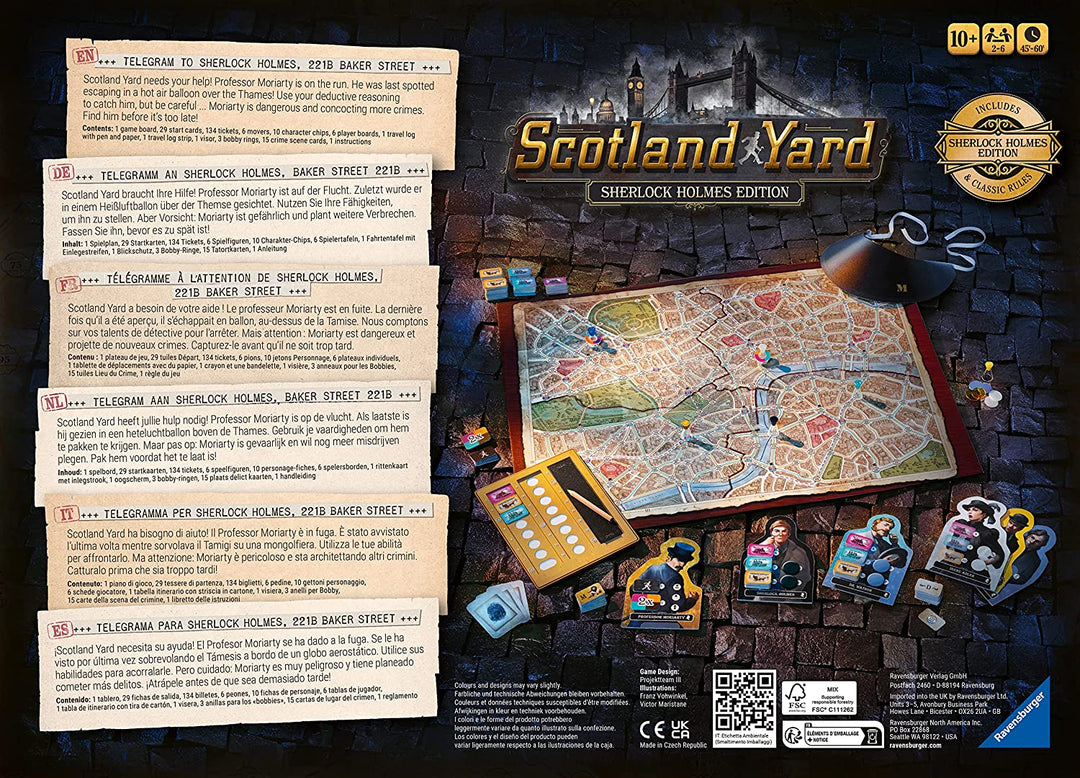 Ravensburger 27344 Scotland Yard - Sherlock Holmes