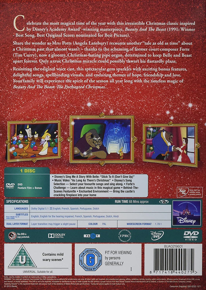 Belle en het beest - De betoverde kerst [DVD] [2017]
