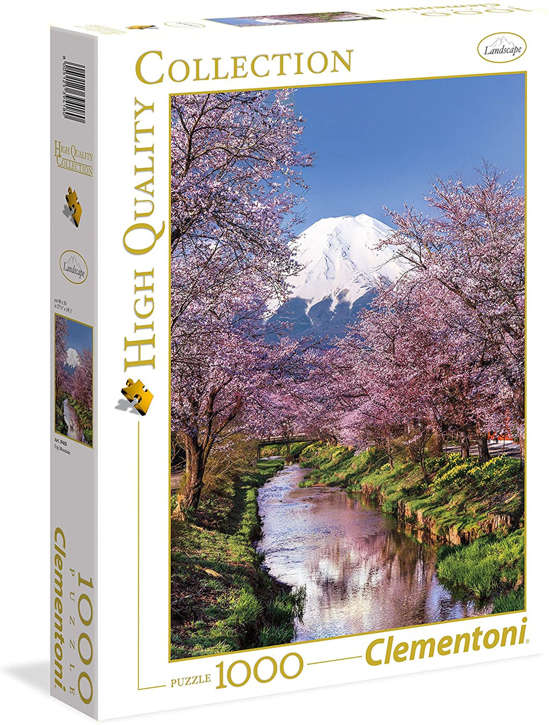 Clementoni 39418 - Colección Fuji Mountain Puzzle para adultos y niños -1000 piezas