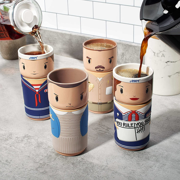 CosCups von Numskull Stranger Things Eleven Keramiktasse mit Gummihülle, 400 ml